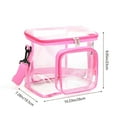 thumbnail image 2 of GASTROPOD 2026 New Clear Lunch Bag with Adjustment Shoulder Strap for Women/Men, Reusable Clear Lunch Box/Clear Tote Bag Stadium Approved for Work, School, Picnic, Security Check, 2 of 6