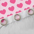 thumbnail image 4 of Homewish Love Heart Print Black Out Curtains for Female Men Adults,Dreamy Princess Curtains Pack of 2 (42x63 Each),Romantic Valentine's Day Bedroom Curtains,Microfiber Bedroom Decor, 4 of 6