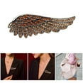 thumbnail image 2 of Vintage Angel Wing Rhinestones Brooch Jewelry Accessory For Women Party Gift, 2 of 11
