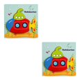thumbnail image 2 of Vogacara Juguete de con forma de vehículo de dibujos animados, juguete para interiores, preescolar, educación temprana, juguetes esclarecedores, No.08 2piezas Vogacara CBP185176, 2 of 6