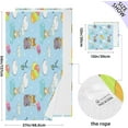 thumbnail image 3 of Cute Pattern Animal Bear Towels Highly Absorbent Cotton Towels 2 Pack, Premium Spa & Hotel Quality Quick Dry Towel Set,54" x 27", 3 of 7