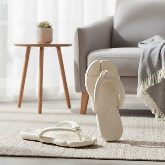 Unisex Foldable Flip Flops - Lightweight Quick-Dry Slippers for Travel, Beach & Camp