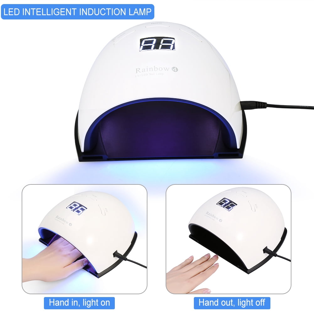 WALFRONT UV LED Nail Lamp Nail Dryer for Nail Gel Polish Curing with Smart Sensor Manicure Pedicure Tool, Slipper Shape Nail Dryer Lamp, Manicure Pedicure Tools