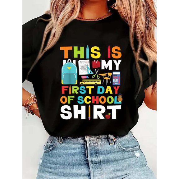 First Day of School Shirt Boys Girls Back to School T-Shirt