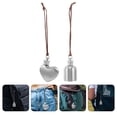thumbnail image 1 of HEALEEP Portable Stainless Steel Wine Flask for Storage Silver Creative Sealing Design Lightweight Small Size, 1 of 8