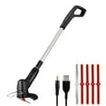 thumbnail image 1 of MesaSeCA Tondeuse à Gazon Électrique Portable Alimentée Sans Fil, Tondeuse à Cordes, Tondeuse à Gazon Portative, Outil Électrique de Désherbage pour Jardin et Cour, 1 of 6
