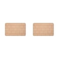 thumbnail image 3 of Maytalsory Quick-drying Bathroom Rugs Exquisite Crafted For Easy Cleaning Toilet Rugs Bath Mat Carpets Camel 2PCS, 3 of 6