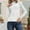 White, variant on Women's Turtleneck Sweaters Long Sleeve 2025 Fall Ribbed Knitted Basic Shirts Fashion Casual Slim Fit Pullover Tunic Tops Brick Red L