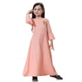thumbnail image 5 of Vividxx Girls Dresses Girls Floral Embroidered Long Dress Ethnic Bohemian Summer Casual For Kids Toddler Outfit 8-9 Years, 5 of 8