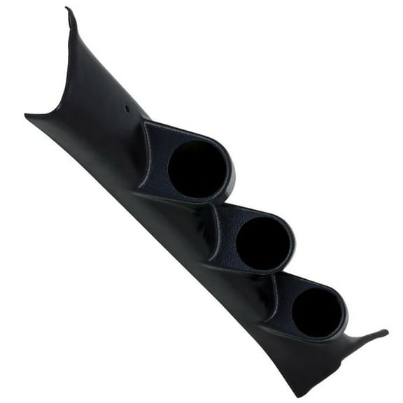 GlowShift | Black Triple Gauge Pillar Pod for 2008-2014 Subaru Impreza WRX & STI