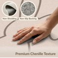 thumbnail image 6 of ODIKA 8'x10' Beige Minimalist Bunny Silhouette Design Washable Area Rug Elegant Home Decor with Whimsical Charm for King Size Bedroom Under Bed, Master Suite, Non-Shedding, Easy Care, 6 of 7
