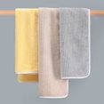thumbnail image 2 of Nsxcdh Velvet Bath Towel Soft Thick Absorbent Dry Large 13.38x29.92in Spa Hotel Machine Washable Double Stitch Durable Home Gym Pool Shower Yellow Gray Gift Card, 2 of 9