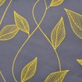 thumbnail image 2 of Amelia Outdoor Leaves 17.75" Water Resistant Fabric Square Cushions, Set of 4, Yellow, Gray, 2 of 5