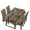 Deer Hunting Camo, variant on Xoenoiee Deer Hunting Camo Print Dining Chair Seat Covers Set of 5 PCS Includes Dining Chair Covers with Tablecloths, Washable Table Cloth Scratch-Resistant Seat Protector for Party Decoration