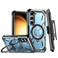thumbnail image 1 of Funda magnética Magsafe con clip trasero para Samsung Galaxy S23 5g Armor Series (roja), 1 of 5