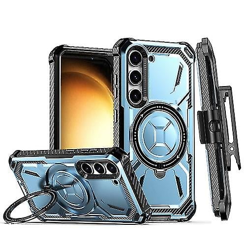 Funda magnética Magsafe con clip trasero para Samsung Galaxy S23 5g Armor Series (roja)