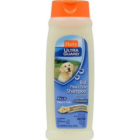 Hartz UltraGuard Oatmeal RidFlea Shampoo, 18 Oz