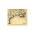 thumbnail image 2 of Railroad Map - Houston and Texas Central Railroad - Colton 1867 - Vintage Wall Art, 2 of 4
