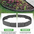 Garden Edge No With Edge Black Stone Effect Edge Fence Patio Edge Flower Beds
