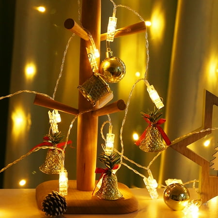 Christmas Younique Photos EEEKit 7.8 Feet Waterproof 20 LED Photo Clip String Fairy Lights, Battery-Powered, Perfect for Wedding, Party, Christmas, Home Decor for Hanging Photos Cards and Artwork - Warm White ()