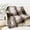 Coffee, variant on Plaid Throw Blanket White&green Stripe Checkered Decorative For Couch Bed