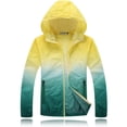 thumbnail image 3 of XINPING Women UPF 50+ UV Sun Protection Jacket Outdoor Plus Size Hooded Windproof Loose Printed Coat Water Proof Storage Bag Jacket, 3 of 3