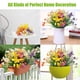 thumbnail image 5 of Toystoory 5 pack/lote hermosas margaritas artificiales flores y plantas de imitación para interior Decoración rosa, 5 of 6