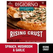 DiGiorno Frozen Pizza, Spinach, Mushrooms and Garlic on a Rising Crust, 30.3 oz (Frozen)