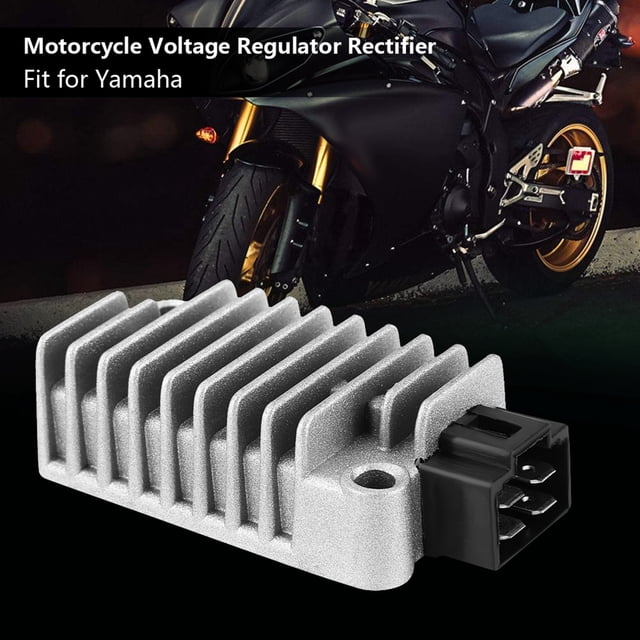 Rectificador de regulador rectificador de regulador de voltaje de rendimiento estable negro para motocicleta ANGGREK Otros