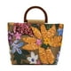 thumbnail image 1 of Bolso de mano de verano para mujer, multiusos, tejido, ideal para citas informales, uso diario y bodas. amarillo, 1 of 9