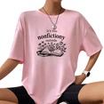thumbnail image 2 of It’s Too Nonfictiony Outside Book Lover T-Shirt, Funny Reading Graphic Tee, Bookish Shirt for Women, 2 of 5