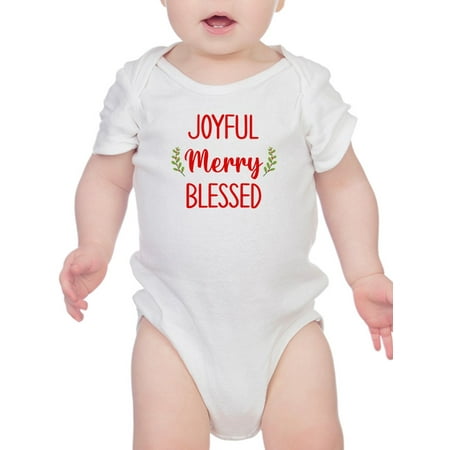 

Joyful Merry Blessed Bodysuit Infant -Smartprints Designs Newborn
