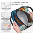 thumbnail image 3 of Balery Floral Ship On Ocean Pattern Lunch Bag Women, Lunch Box, Lunch Bag, Small Leakproof Lunch Tote Large Capacity Reusable Insulated Cooler Lunch Container-One Size, 3 of 6