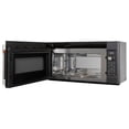 thumbnail image 2 of Café CVM517P3RD1 1.7 Cu. Ft. Matte Black Convection Over-the-Range Microwave with Air Fry, 2 of 3