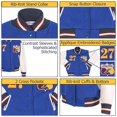 thumbnail image 5 of A2Z 4 Kids Baseball Plain Jacket Varsity Style Coat - B.B Jacket 27 Royal 13., 5 of 7