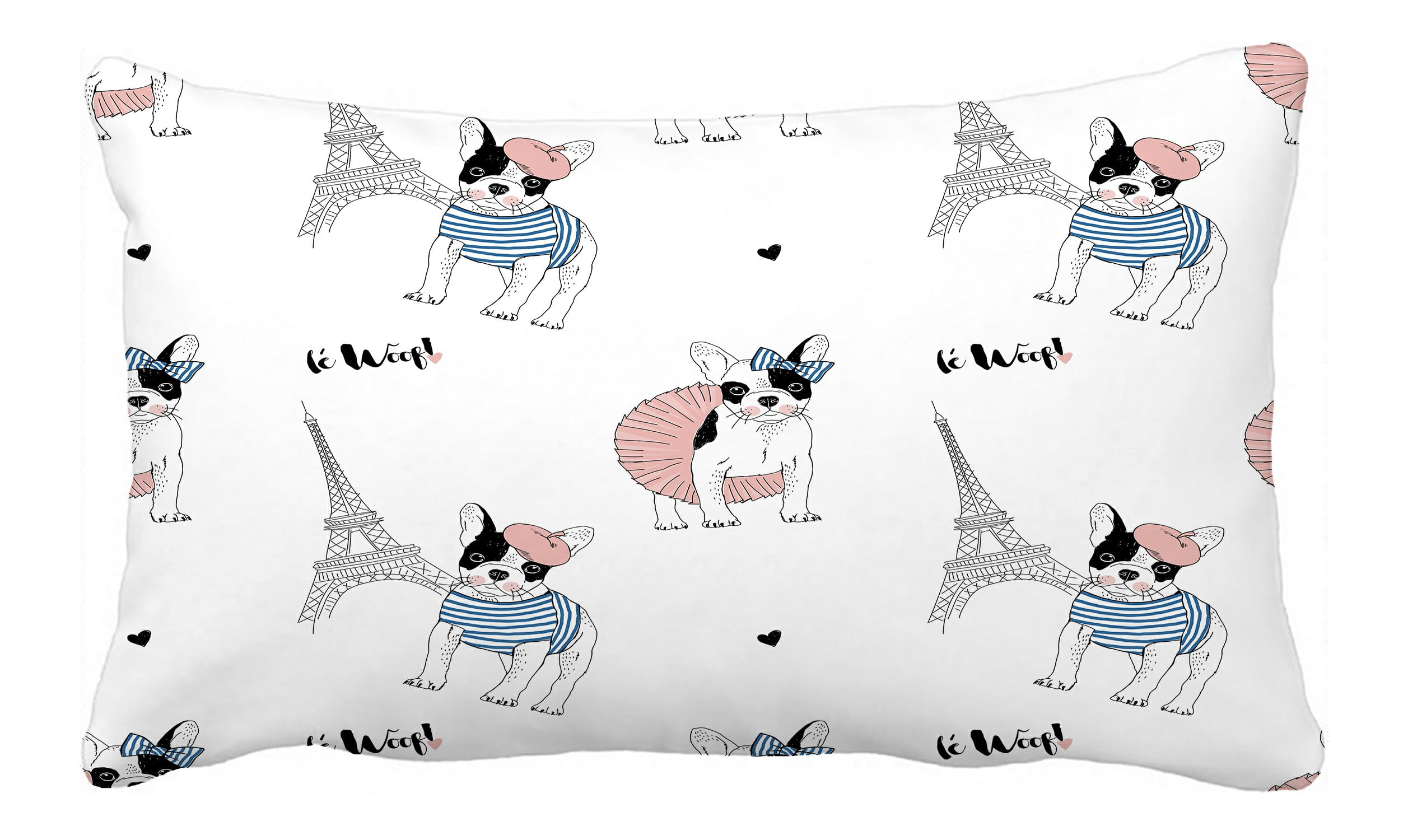 Eczjnt French Bulldog Pillow Case Cover Set 20x30 Inch Walmart Com Walmart Com