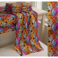 thumbnail image 6 of Soimoi Orange Cotton Poplin Fabric Tropical Leaves & Wild Animal Print Sewing Fabric BTY 42 Inch Wide, 6 of 7