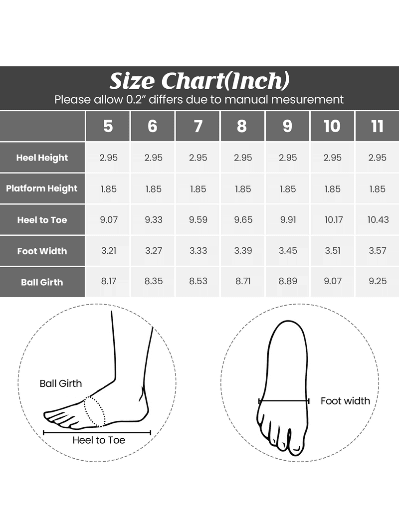 MisaeMila Platform Sandals – Women's Chunky Heel Open Toe Pumps With Adjustable Ankle Strap
