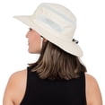 thumbnail image 5 of JAN & JUL Packable Sun-Hats for Women with Chin-Strap (Jasper: Beige, M), 5 of 6