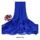 thumbnail image 5 of Qarigey Elegante y hermoso mantón de bufanda de noche de gasa para diversas ocasiones, chales y abrigos largos Accesorios de disfraces azul real, 5 of 6