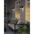 thumbnail image 6 of Progress Lighting Tremont 1-Light Matte Black Outdoor Wall Lantern with Clear Seeded Glass Shade, 6 of 10