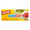 Glad Food Storage and Freezer 2 in 1 Zipper (Pack of 2)