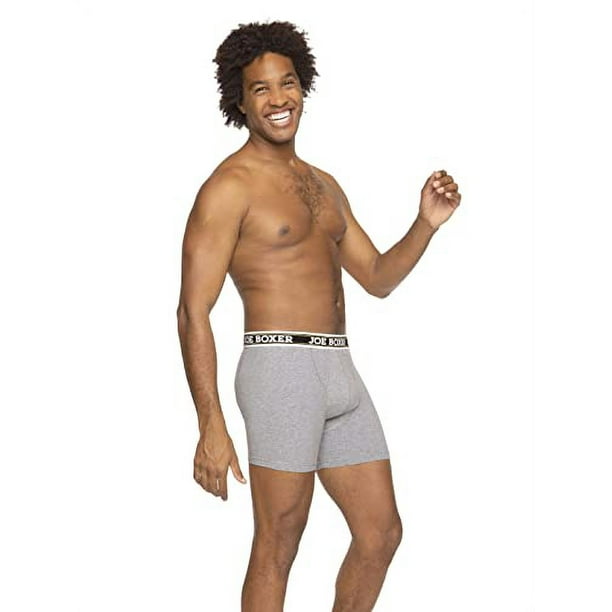 Joe Boxer Men s 3 Pack Stretch Boxer Brief 90 10 Underwear U011