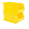 thumbnail image 4 of Hudson Exchange 15" x 8" x 7" (6 Pack) Plastic Stackable Storage Bin and Hanging Container, Yellow, 4 of 4