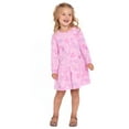 thumbnail image 4 of Peppa Pig Toddler Girl Long Sleeve Drop Waist All Over Print Dress, Sizes 12M-5T, 4 of 10