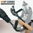 thumbnail image 4 of tegongse Self-Locking 90 Degree Right Angle Screwdriver Holder Drive Bit Angle Extension Electric Screw Driver Angle Driver Tools, 4 of 18
