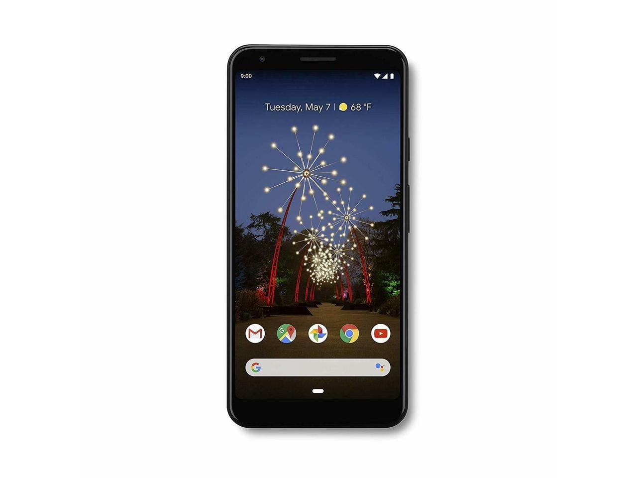 Google Pixel 3A XL 64GB Unlocked Black Color Single Sim Smartphone 