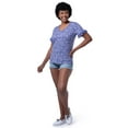 thumbnail image 2 of Lee Womens and Plus Short Sleeve Cotton Ruffle V-Neck T-Shirt, S-4X, 2 of 7