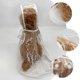 thumbnail image 3 of Impermeable para perros con diseño de botones, impermeable transparente para cachorros, impermeable de EVA para mascotas., 3 of 6
