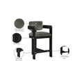 thumbnail image 2 of Meridian Furniture Sacha Green Velvet Stool, 2 of 9